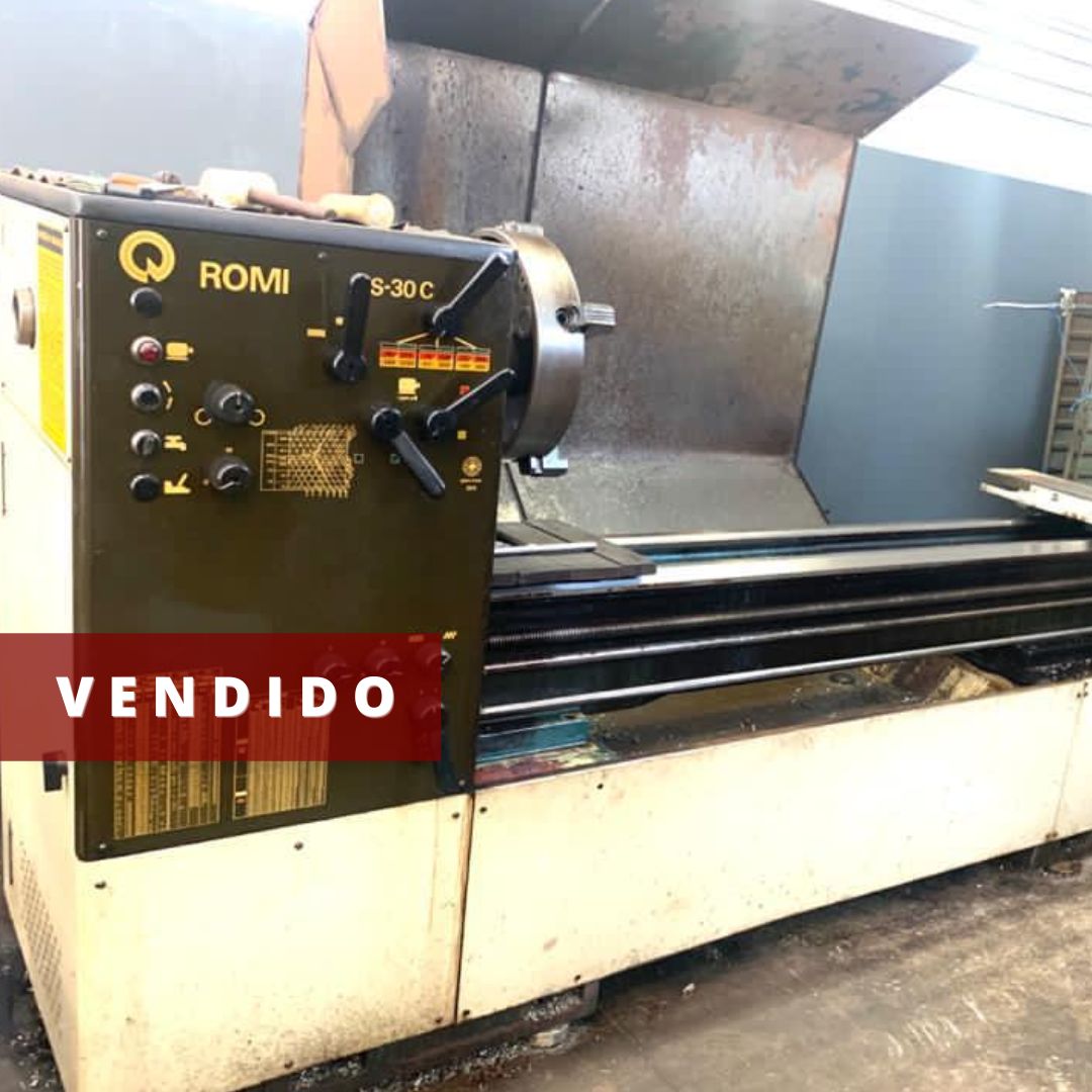 TORNO MECANICO ROMI S30-C Ø800 x 3000 mm unico dono